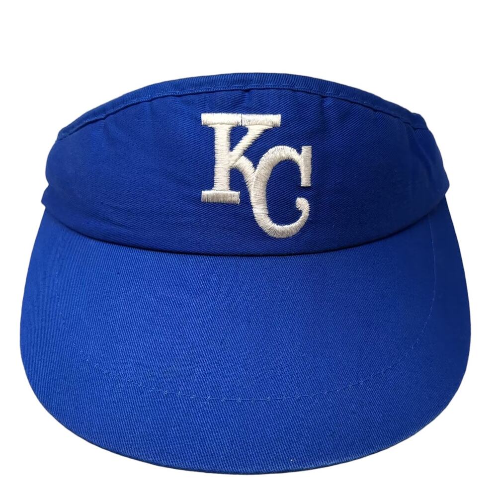 U.I.I. Kansas City Royals MLB Blue Visor Hat Embroidered Logo Strapback One Size